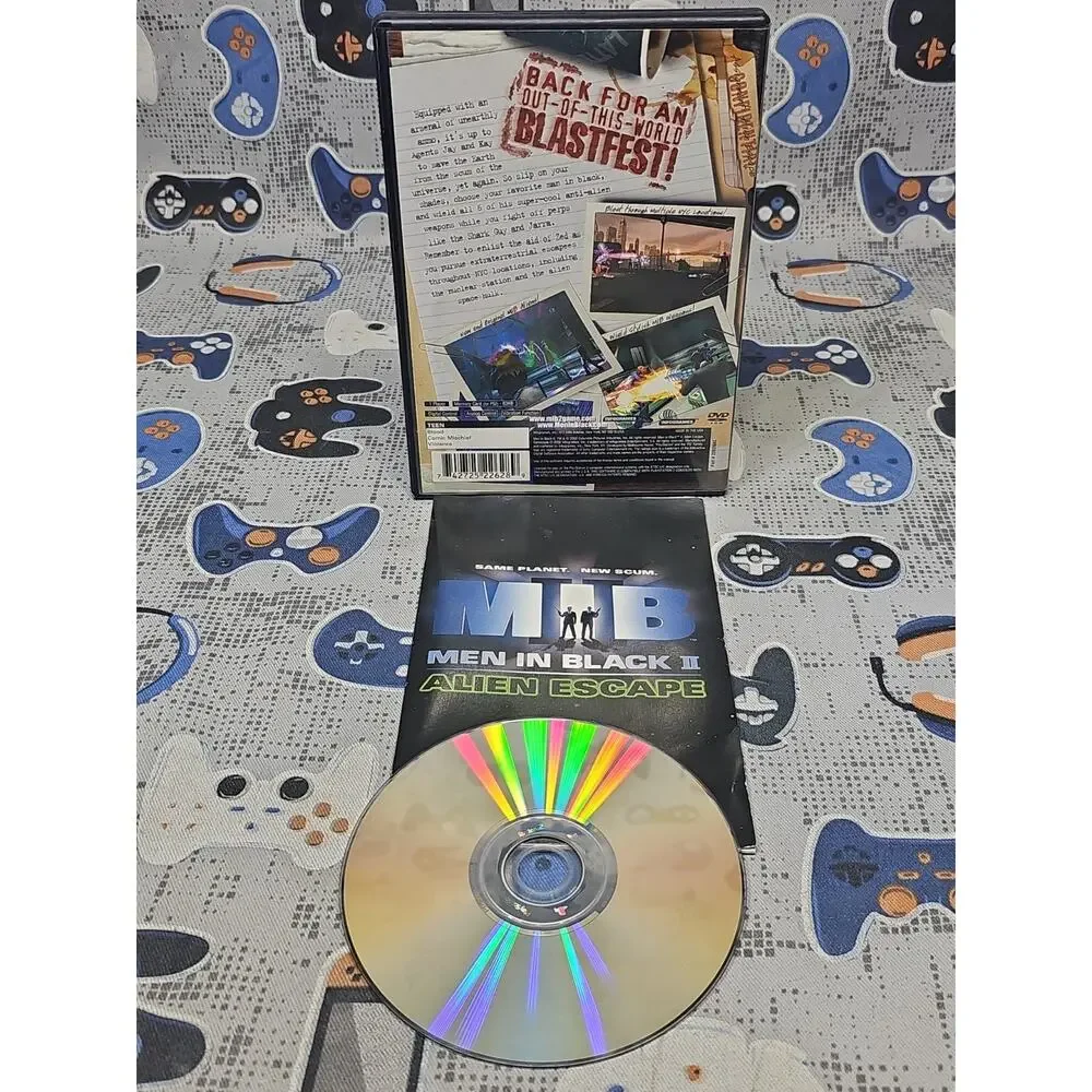 Men in Black II: Alien Escape (Sony PlayStation 2, 2002) CIB CLEANED & TESTED